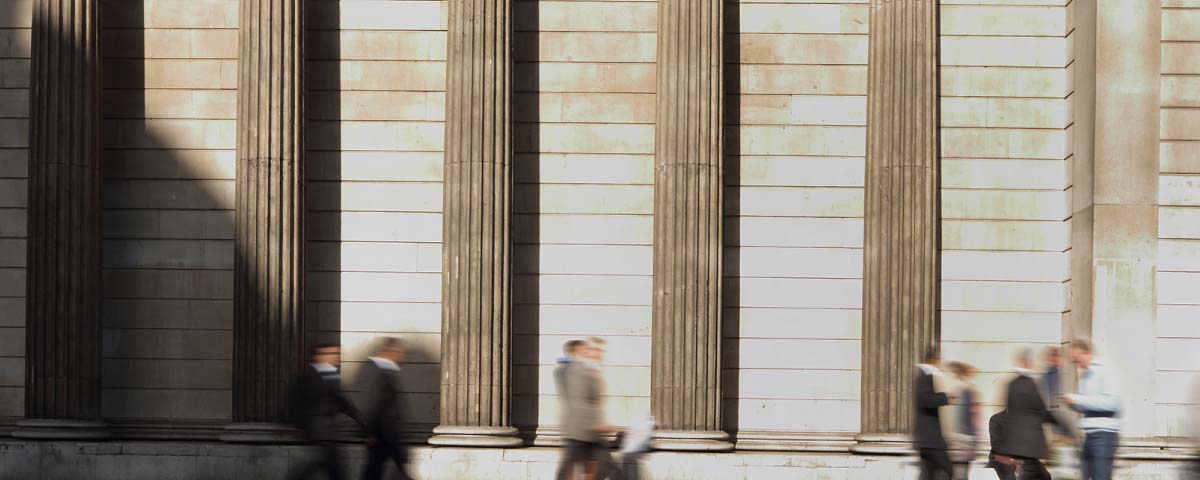 walking past bank of England